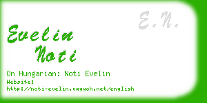 evelin noti business card